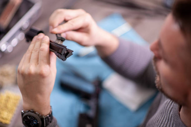istock Image of gun, close up 1306914898
