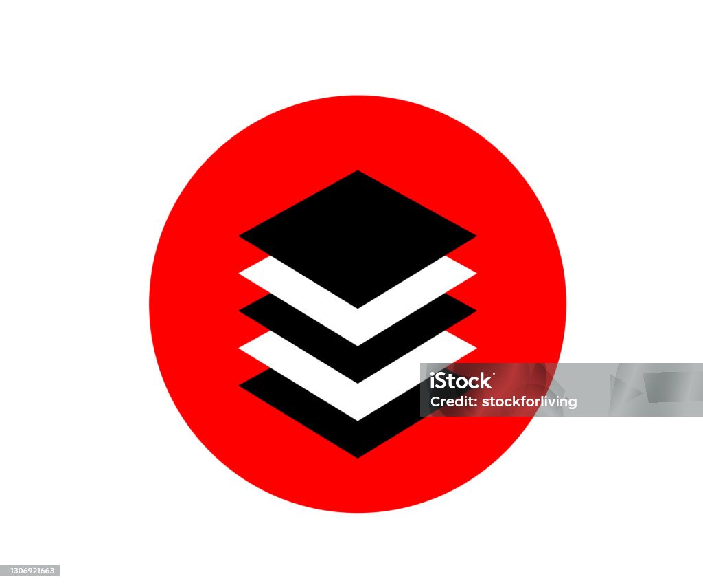 Layer Works Vector Work On Layers Symbol Vector Illustration Stock Illustration - Download ...