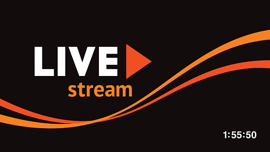 live stream web banner template. Video cover design for social media.
Symbol for internet broadcasting, TV, news channels, shows, movies.
For UI design elements