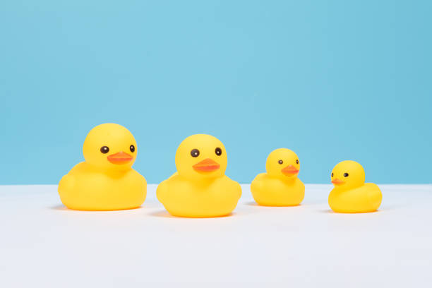 istock Child's toy  duckling 1306941109