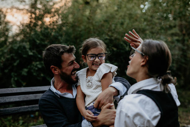 istock Tickling is her way to play drama 1306948654