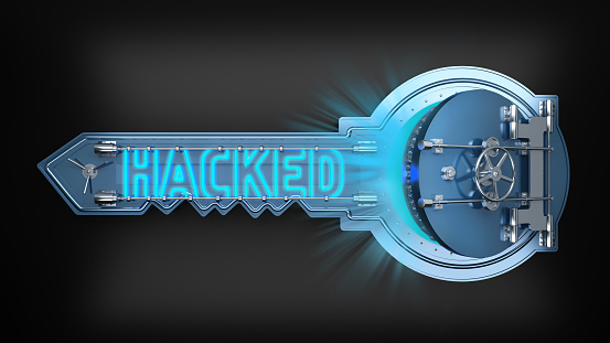 Key Safe Hack Open Safe Key Concept With Text Hacked Stock Photo - Download Image Now ...
