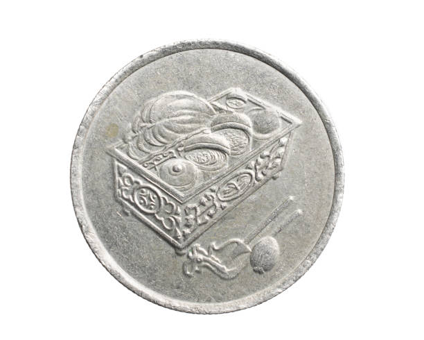 istock Malaysia twenty sen coin on a white isolated background 1306970531