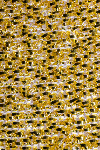 istock gold washing-up wire with visual details. background 1306970550