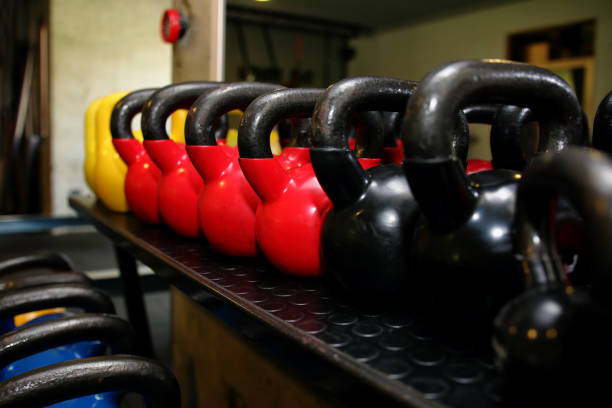 istock sport time, weights for fitness 1306972332