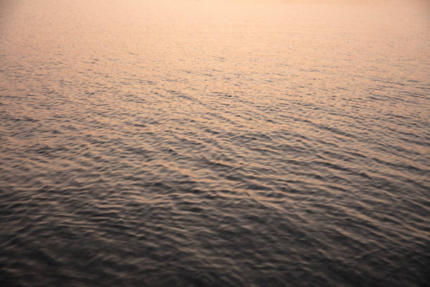 Close-up of water rippled surface with sunshine
