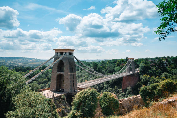 istock Bristol city suspension bridge in UK 1306974477
