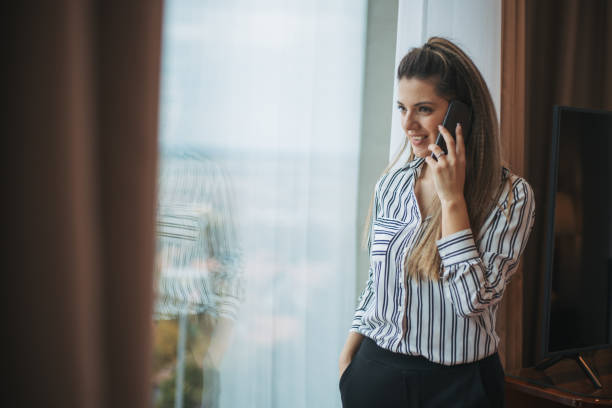 istock Young business woman 1306977626