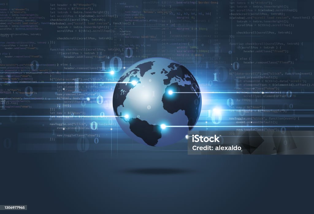 Programming Language Blue Background With White P Programming Language Web Background Stock Illustration - Download Image ...