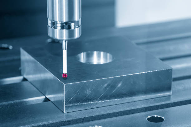 istock The  CMM machine checking the dimension  the mold part . 1306996803