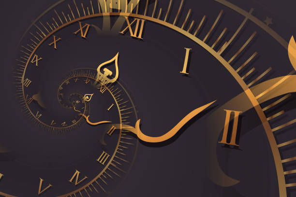 istock Droste effect background. Abstract design for concepts related to time. 1306999222