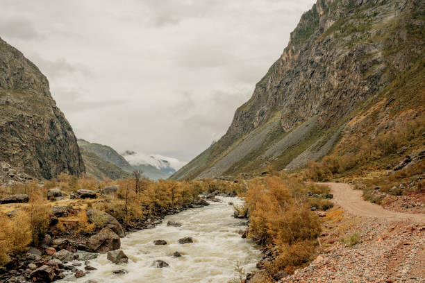 istock Altai mountains in Chulyshman river valley 1306999236