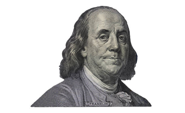 istock Benjamin Franklin cut on new 100 dollars 1307001871