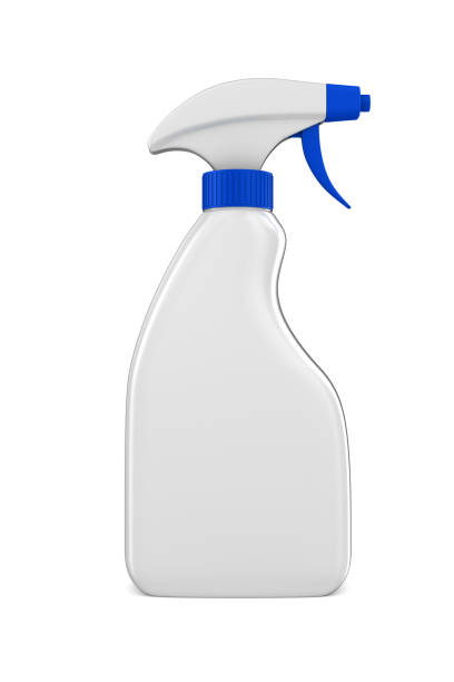 istock disinfectant spray on white background. Isolated 3d illustration 1307010782