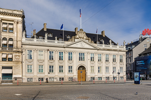 Paris, France – February 24, 2021: Colonne de Juillet with a statue on the top