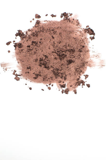 istock Brown color cream eye shadow stroke 1307016200