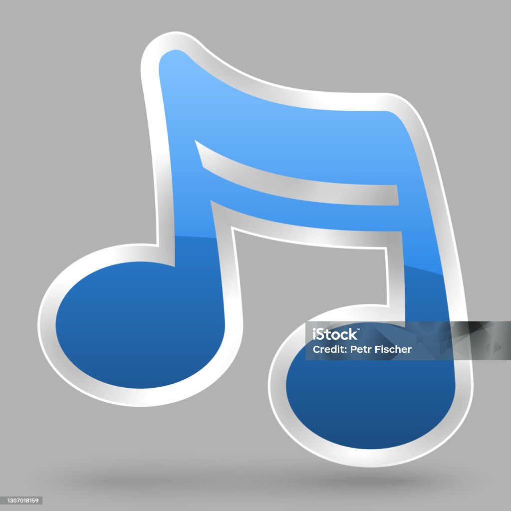 Blues Notes Vector File Vector Blue Music Note Symbol Stock Illustration - Download Image Now ...
