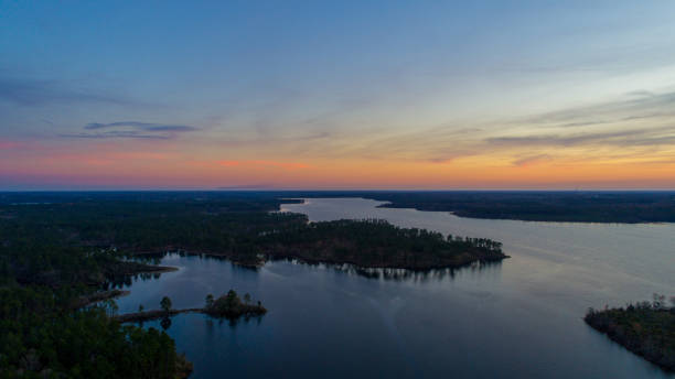 istock Big Creek Lake sunset 1307022148