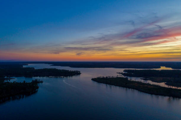 istock Big Creek Lake sunset 1307022292