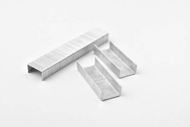 istock Stapler Pin isolated on white background with clipping path 1307025123