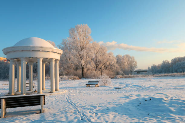 istock winter landscape in park 1307028093