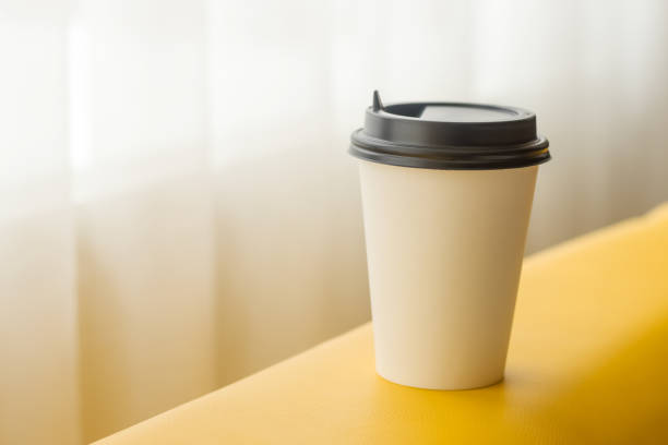 istock Paper cup for coffee, tea with an empty space for logo. 1307028143