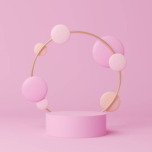 istock Abstract background. mock up scene for product display. 3d render 1307035690