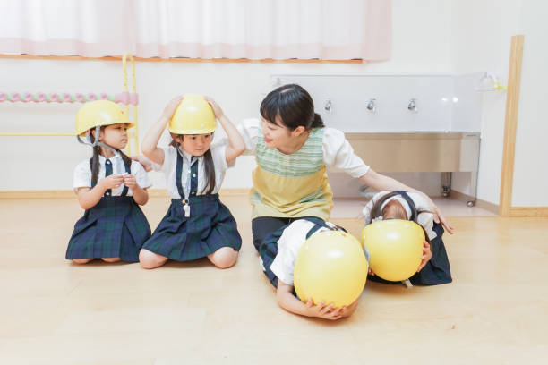 istock Children wearing a helmet image 1307038817