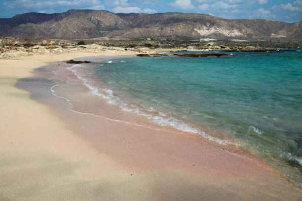 istock Elafonissi Beach with pink sand - Crete, Greece 1307038847