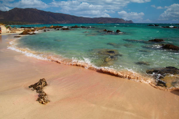 istock Elafonissi Beach with pink sand - Crete, Greece 1307038867