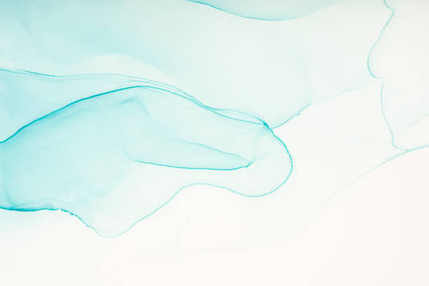istock Abstract blue Ink background. Alcohol Ink art. 1307039025
