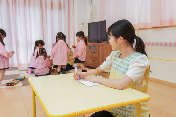 istock Nursery teacher take over their job 1307039985