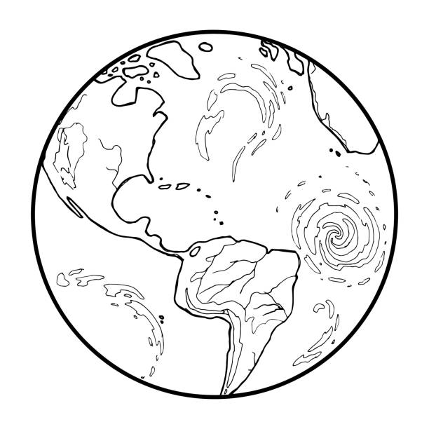 Planeta Tierra Para Colorear - Banco de fotos e imágenes de stock - iStock Planeta Tierra Para Colorear - Banco de fotos e imágenes de stock - iStock