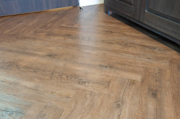 istock Room decorate with laminate flooring. 1307041690