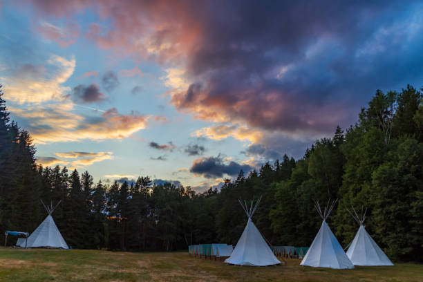 istock scout camp, Western Bohemia, Czech Republic 1307046869