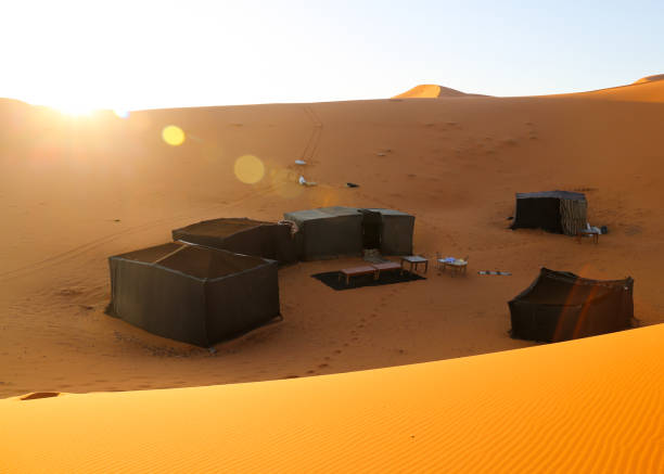 istock Desert camp in Sahara Desert 1307055085
