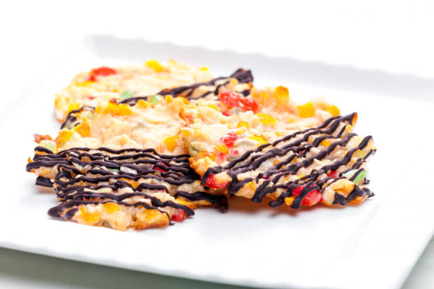 istock still life of cookies with candy fruit, nuts and chocolate 1307060489