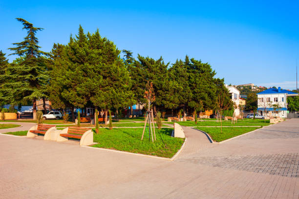 istock Tuapse city park in Russia 1307075095