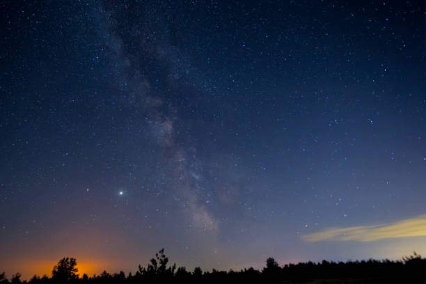 istock night prairie under a starry sky with milky way 1307077477