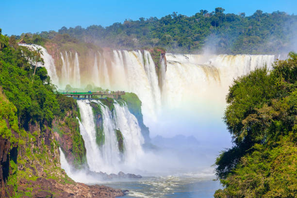 istock Iguazu Falls or Waterfall landscape 1307088207