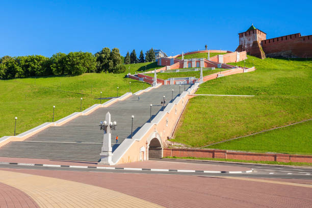 istock Chkalov staircase, Nizhny Novgorod 1307088241