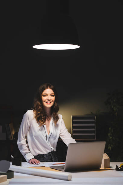 istock Beautiful Young Entrepreneur Working Late at the Office on Her Computer 1307091780