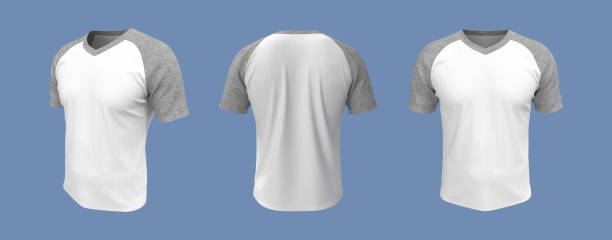 istock men's short-sleeve t-shirt mockup in front, side and back views 1307094714