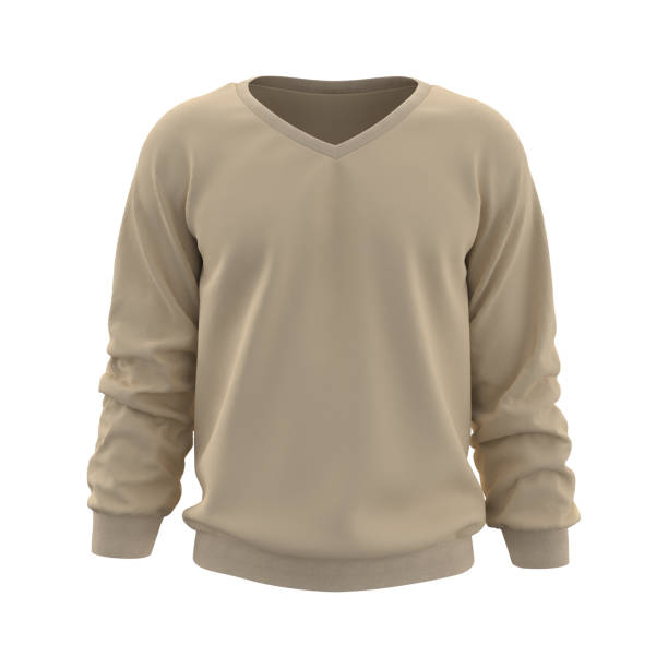 istock Blank sweatshirt mock up template in front view, isolated on white 1307094839