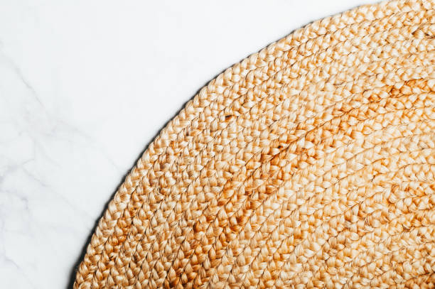 Jute rug, natural fiber carpet,