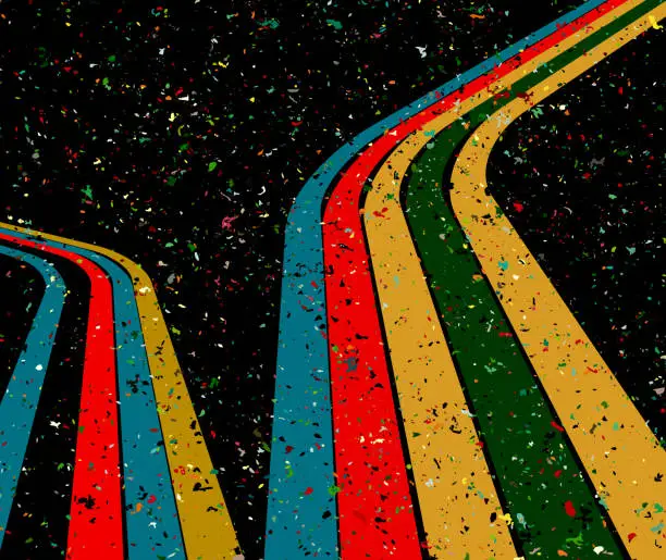 Vector illustration of Road,Abstract Backgrounds