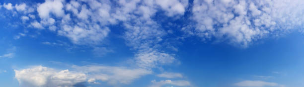 istock Panorama sky with cloud on a sunny day. Beautiful cirrus cloud. 1307127683