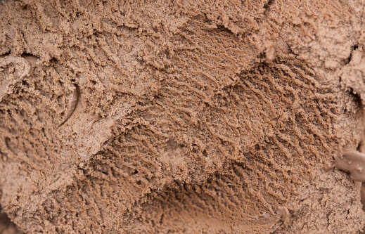 Chocolate ice cream, food background