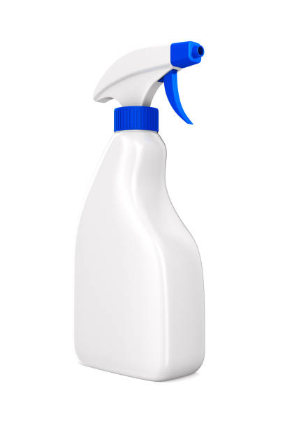 istock disinfectant spray on white background. Isolated 3d illustration 1307128553