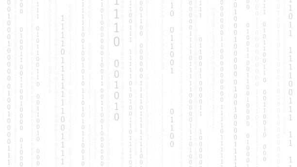 3,000+ Binary Code White Background Stock Illustrations, Royalty-Free ...